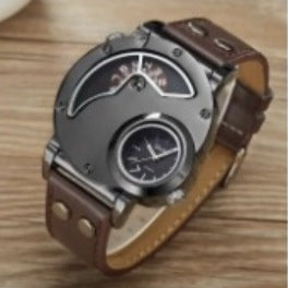 Oulm Brand Watch Manufacturers / Fashion Trendy Men's Watches Wholesale / Two Time Personalized Sports Table 9591