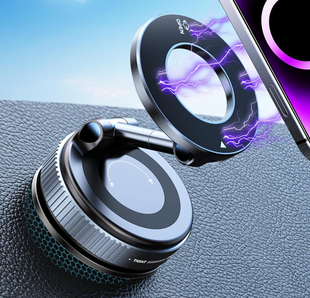 Vacuum Magnetic Phone Holder