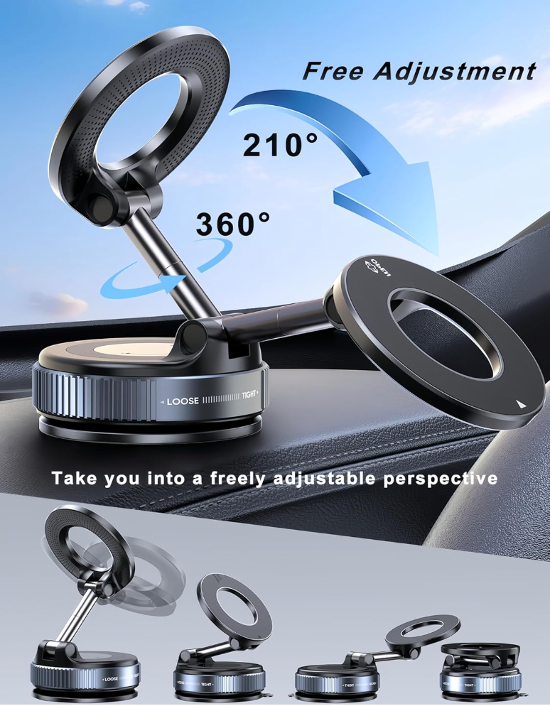 Vacuum Magnetic Phone Holder