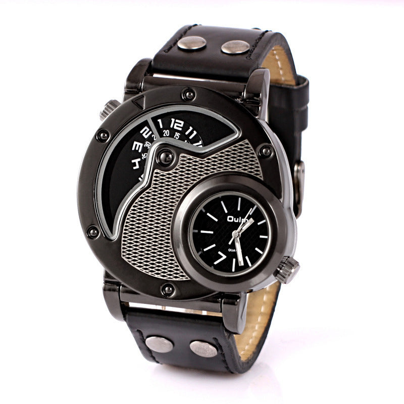 Oulm Brand Watch Manufacturers / Fashion Trendy Men's Watches Wholesale / Two Time Personalized Sports Table 9591