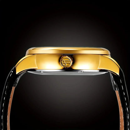 Forsining Men’s Automatic Mechanical Watch | Sun & Moon Display