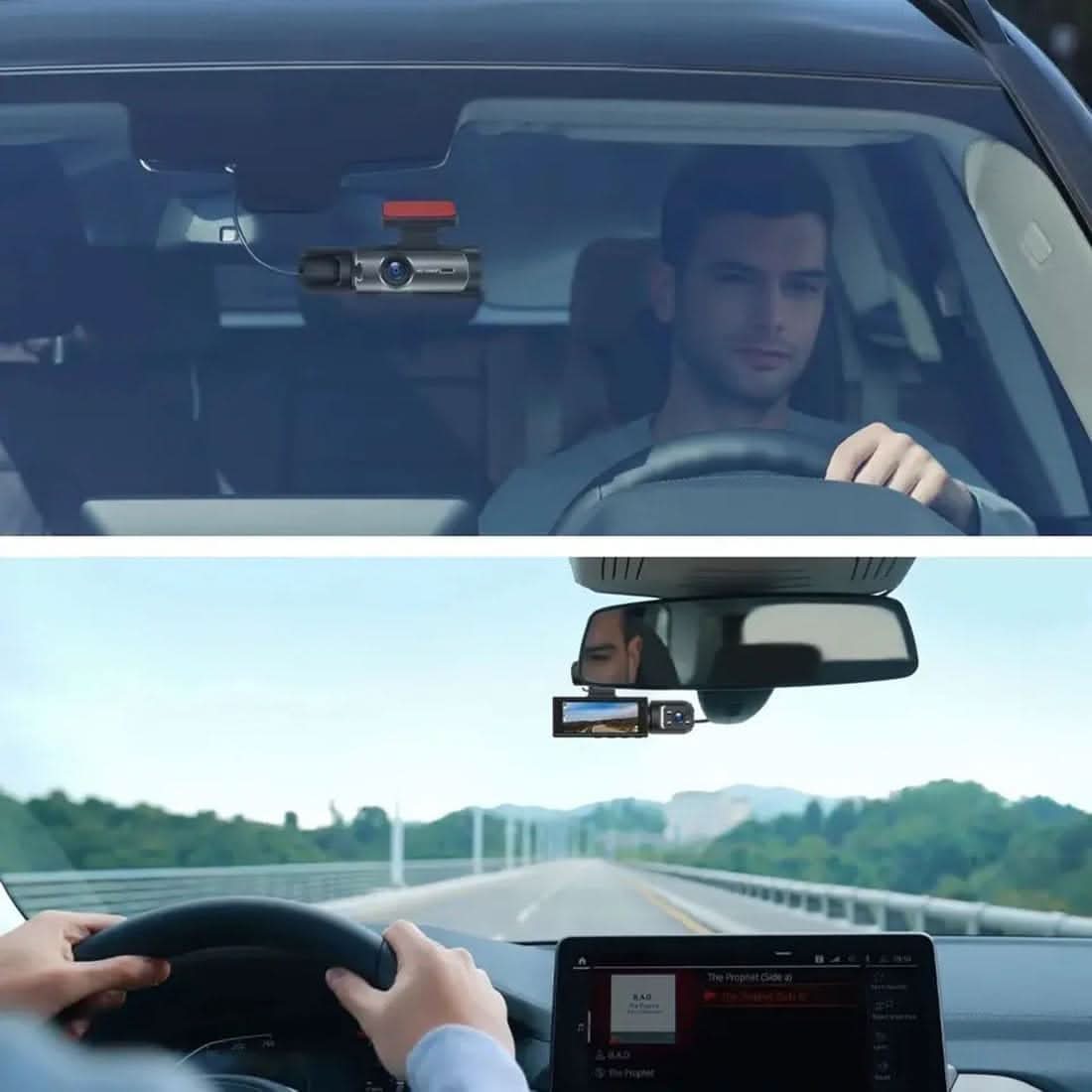 Dual Lens 1080P Dash Cam – Wide-Angle