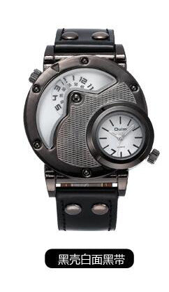 Oulm Brand Watch Manufacturers / Fashion Trendy Men's Watches Wholesale / Two Time Personalized Sports Table 9591