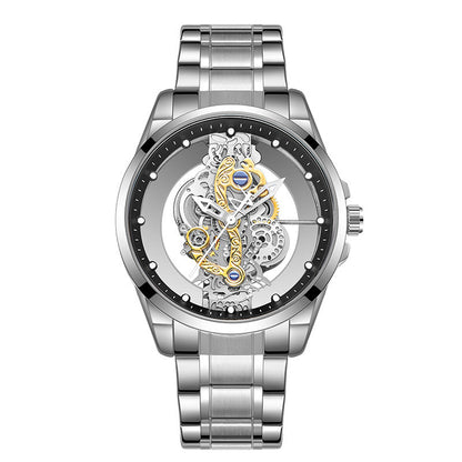 TPW Elegant Men's Quartz Watch – Durable Steel Strap