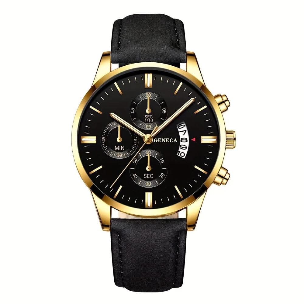 Classic Retro Men's Watch – Elegant Stainless Steel with Calendar