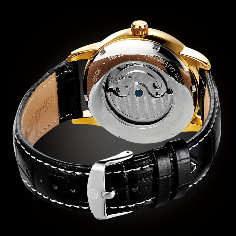Forsining Men’s Automatic Mechanical Watch | Sun & Moon Display