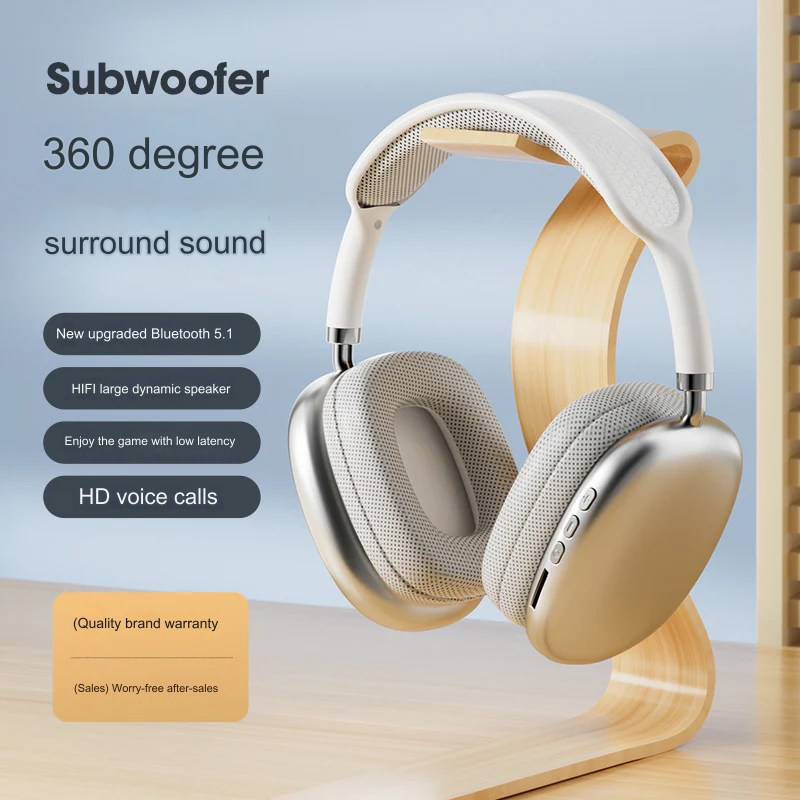 P9 Pro Max Wireless Bluetooth Headset - Heavy Bass